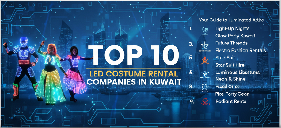 Top 10 LED Costumes Rental Company in Kuwait